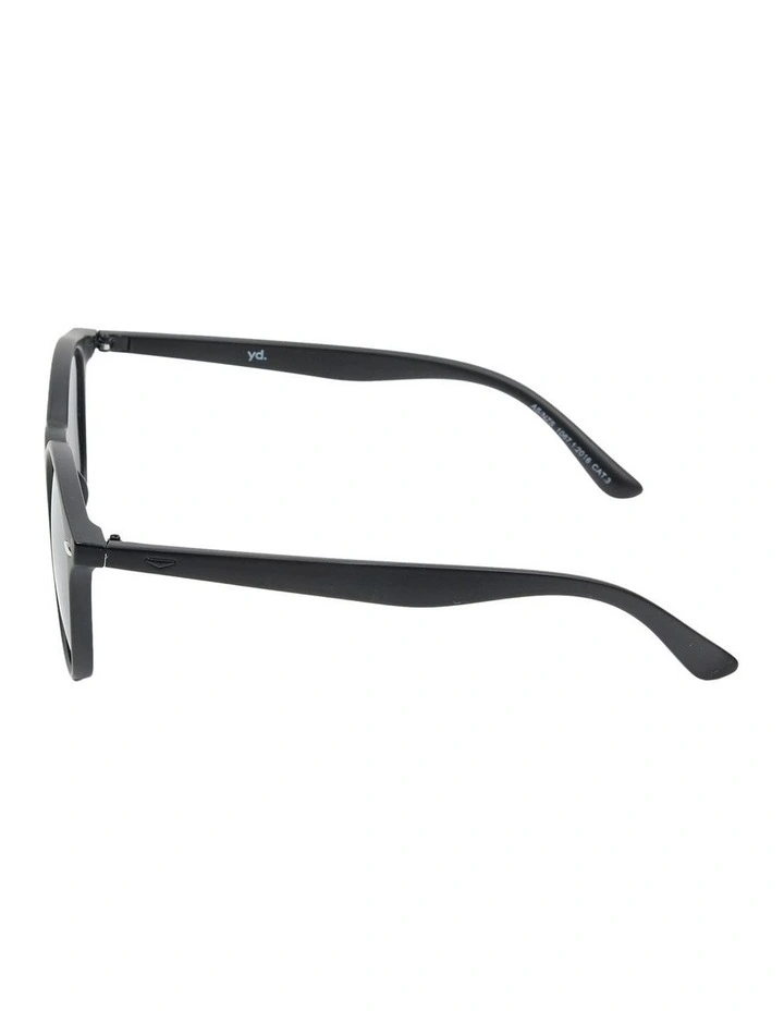 Euston Club Sunglasses in Black image 3