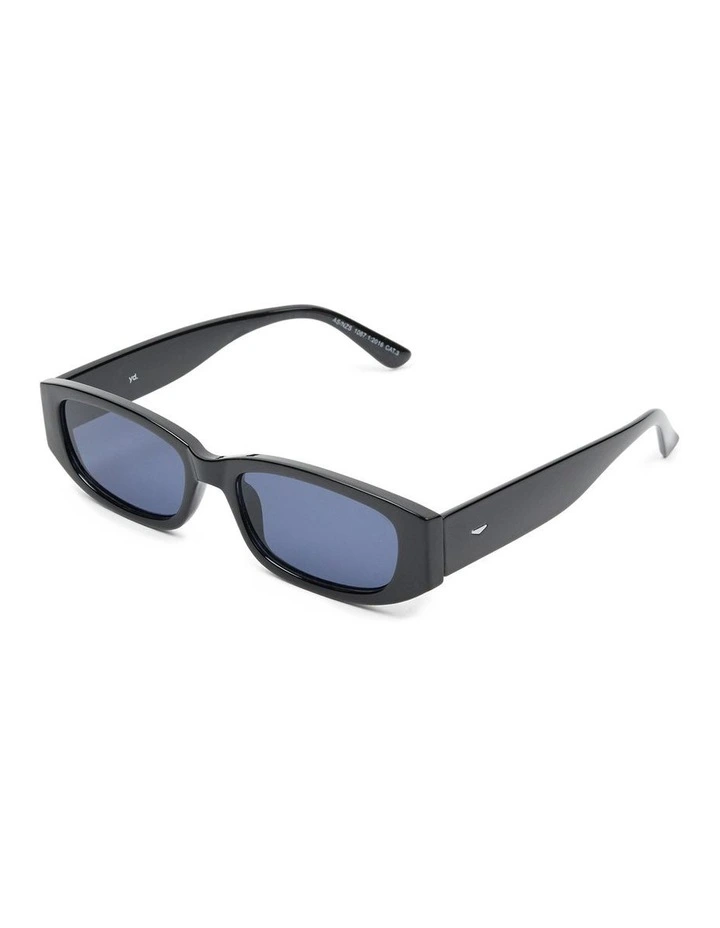 Pimlico Rectangle Sunglasses in Black image 2