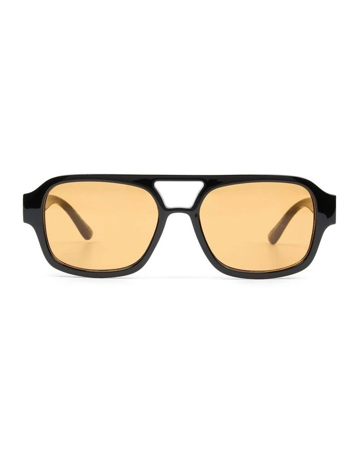 Maida Vale Aviator Sunglasses in Black image 1
