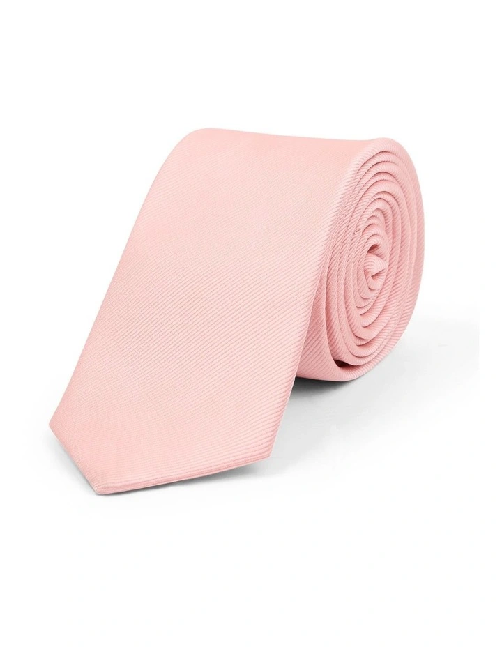 Self Stripe 6.5 Cm Tie in Orange image 1