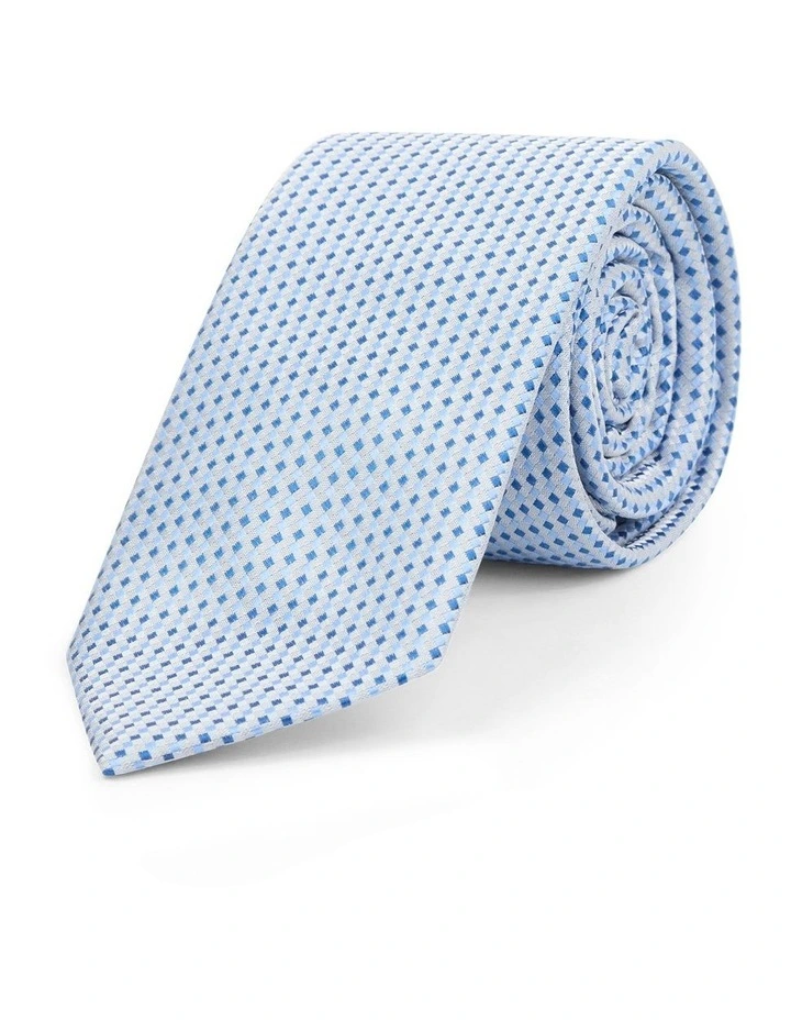 Chios Geo 6.5 Cm Tie in Blue image 1