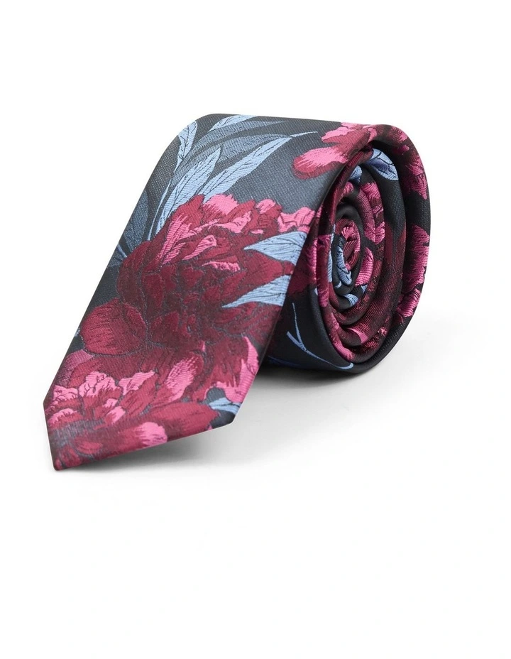 Patmos Floral 6.5 Cm Tie in Multi image 1