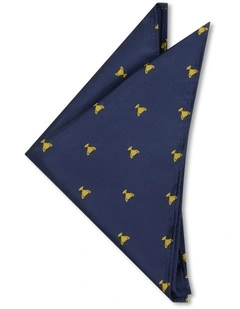 Kensington Pocket Square in Ink