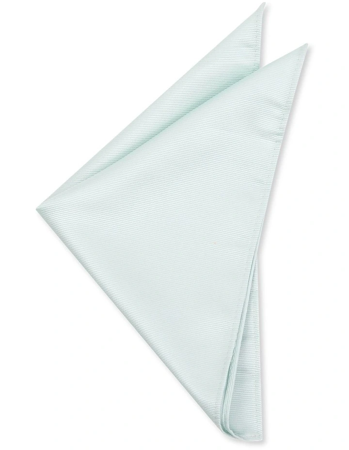 Self Stripe Pocket Square in Mint image 1