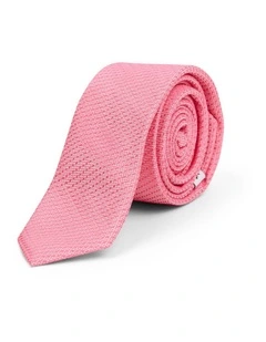 Leros Textured 5 Cm Tie in Watermelon