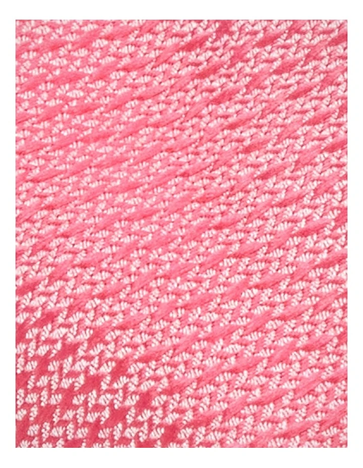 Leros Textured 5 Cm Tie in Watermelon image 2