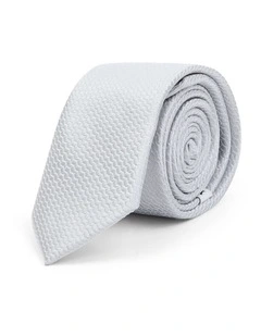 Prize Textured 6.5 Cm Tie in Silver