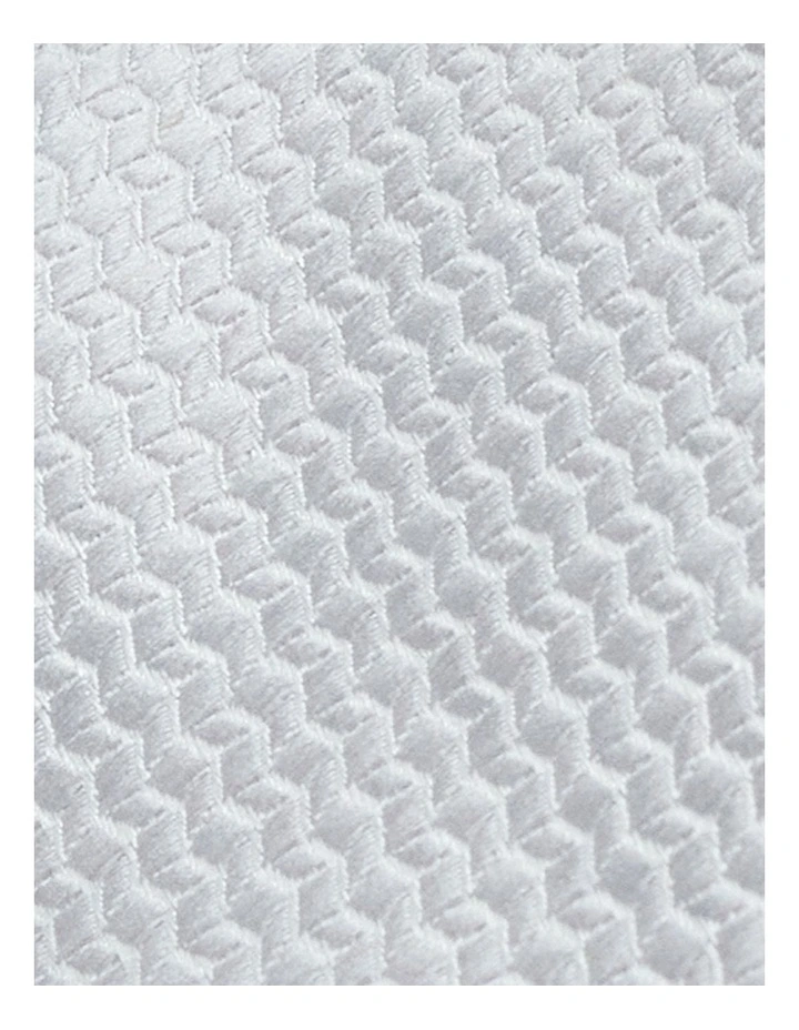 Prize Textured 6.5 Cm Tie in Silver image 2