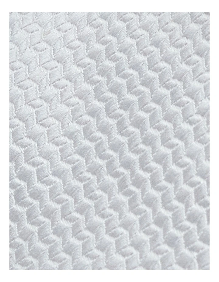 Prize Textured Pocket Square in Silver image 2