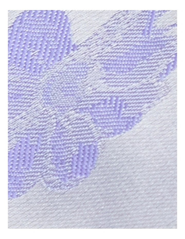 Apolo Floral Pocket Square in Purple image 2