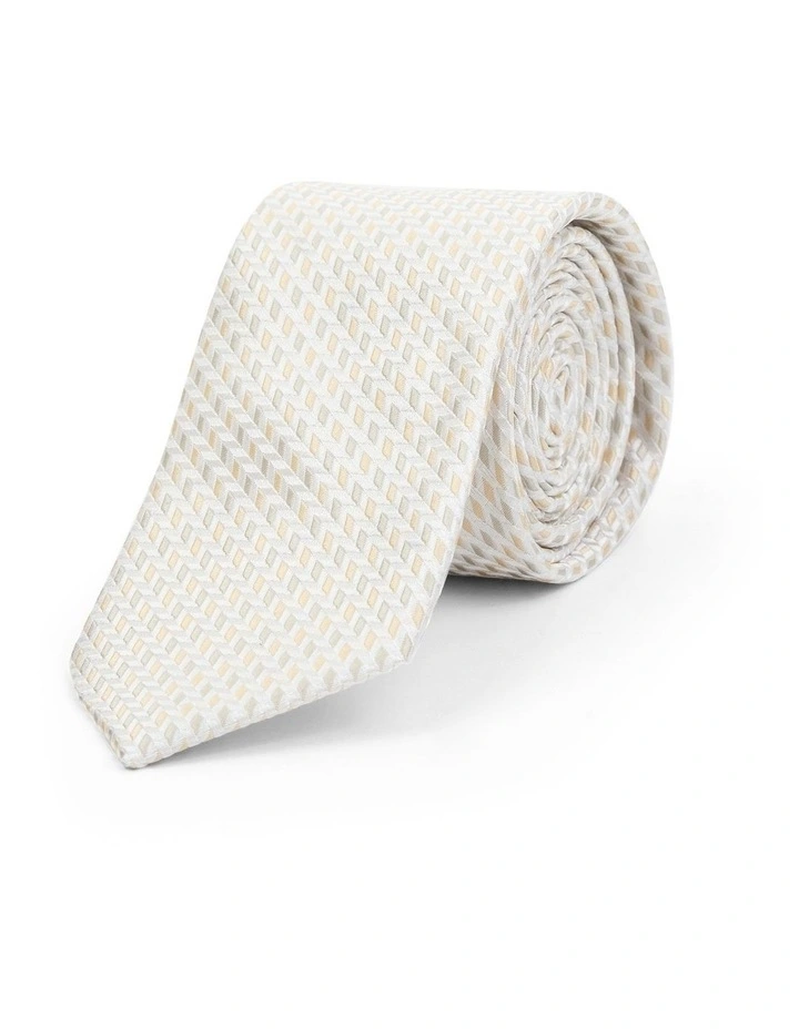 Pella Geo 6.5 Cm Tie in Natural image 1
