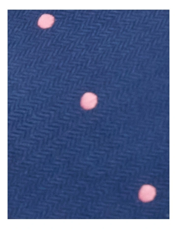 Dion Spot Pocket Square in Navy image 2
