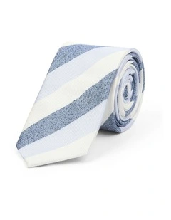 Lato Stripe 6.5 Cm Tie in Blue