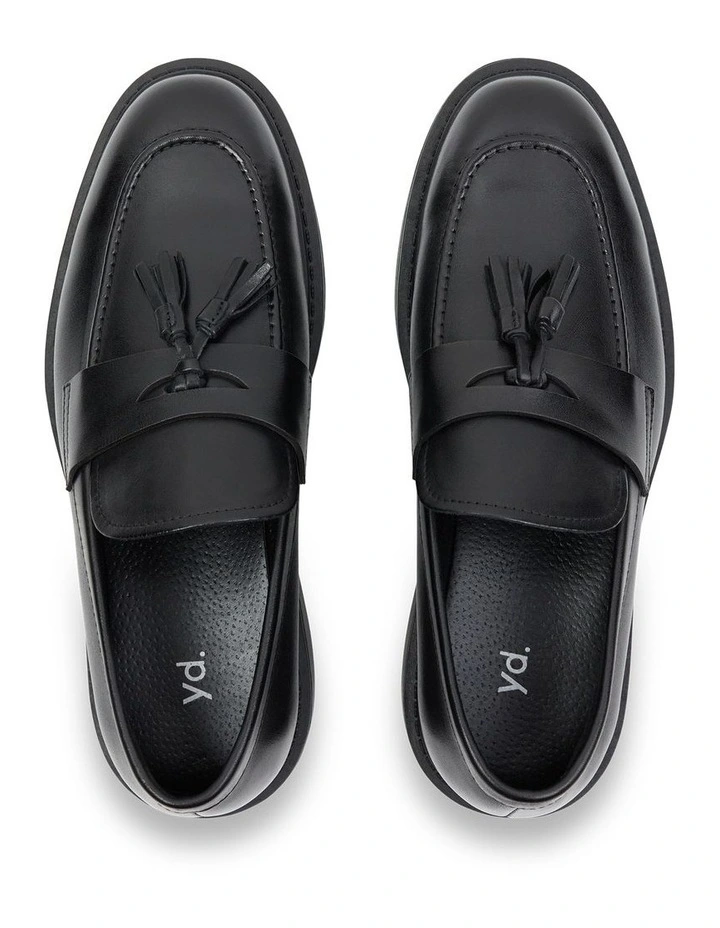 Chester Tassel Loafer in Black image 5