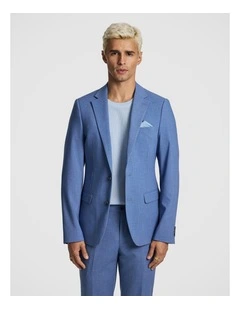 Alfredo Slim Suit Jacket in Blue