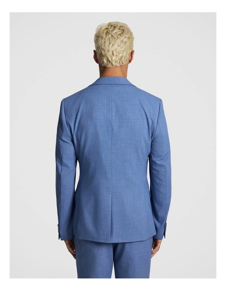 Alfredo Slim Suit Jacket in Blue image 3
