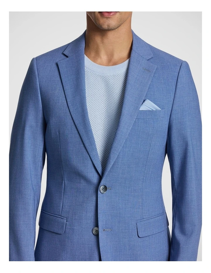 Alfredo Slim Suit Jacket in Blue image 5
