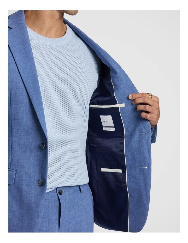 Alfredo Slim Suit Jacket in Blue image 6