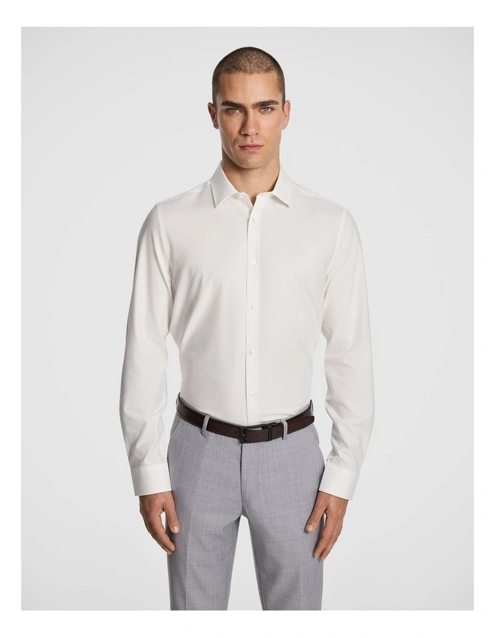 Marco Slim Fit Dress Shirt in White image 1