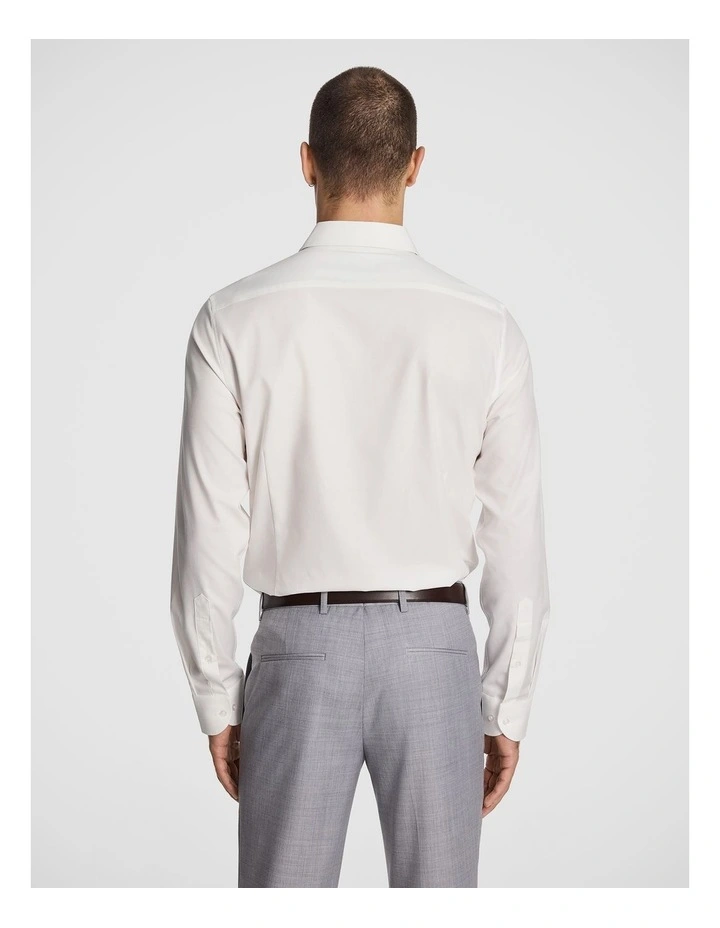 Marco Slim Fit Dress Shirt in White image 2