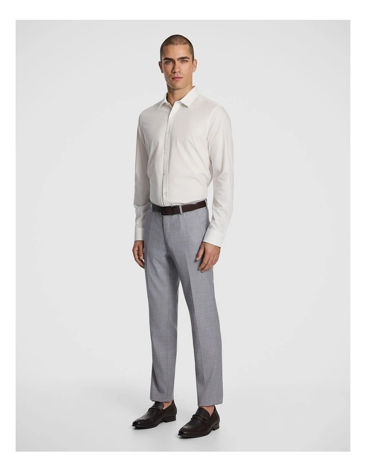 Marco Slim Fit Dress Shirt in White image 4