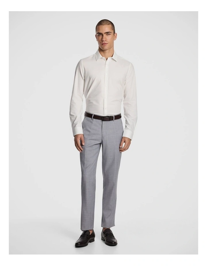 Marco Slim Fit Dress Shirt in White image 5