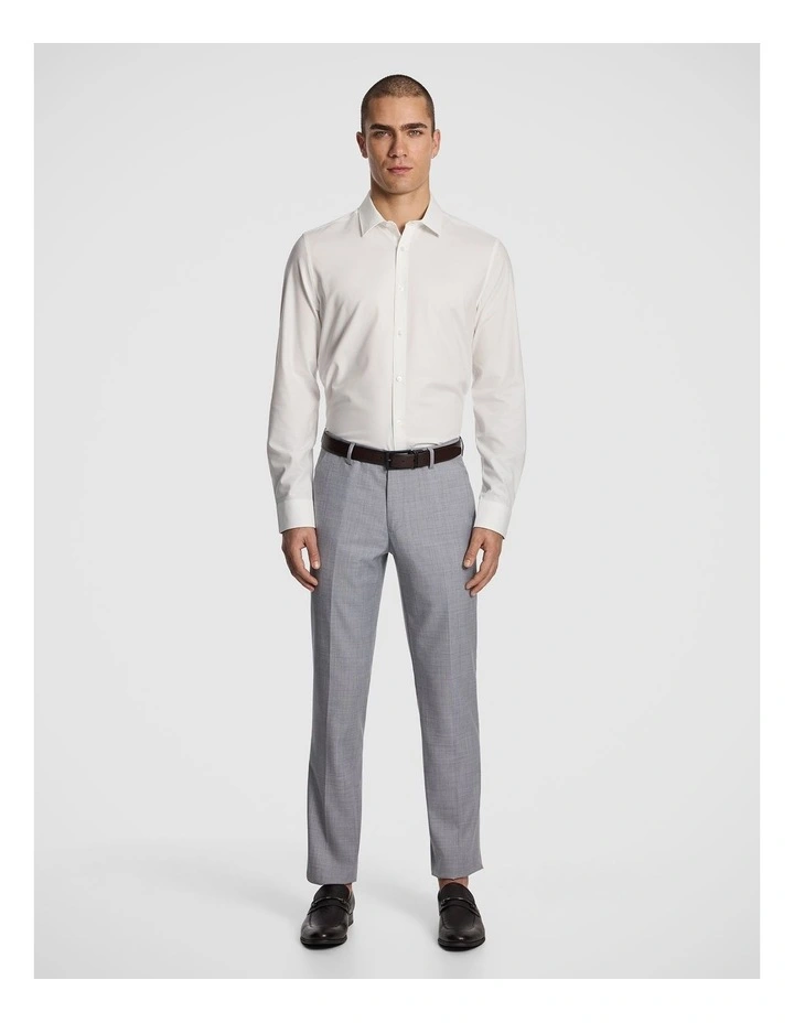 Marco Slim Fit Dress Shirt in White image 6