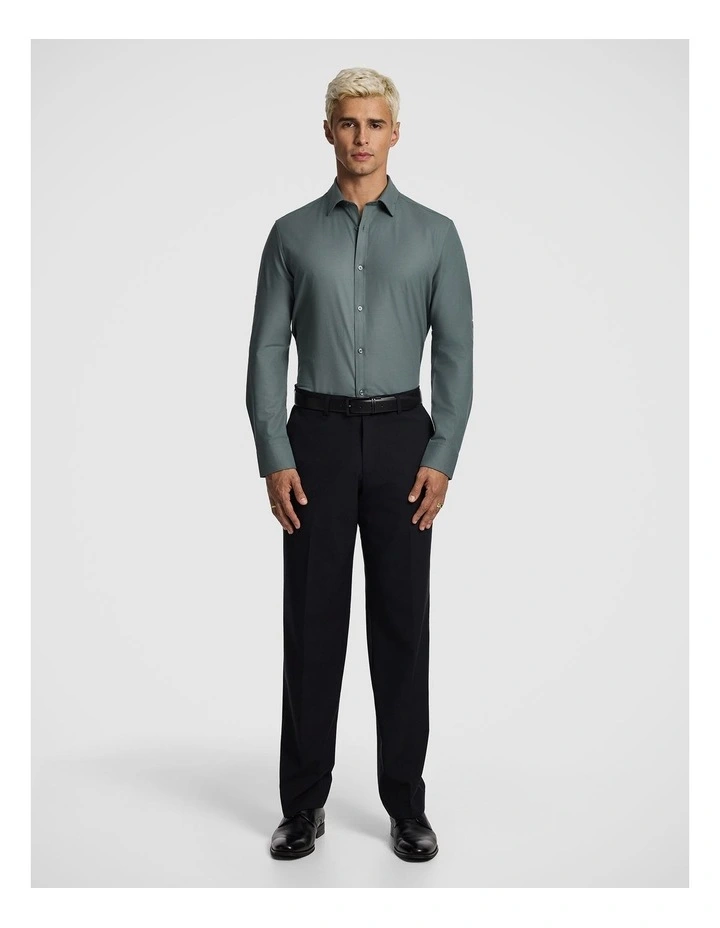 Marcus Slim Fit Dress Shirt in Sage image 5