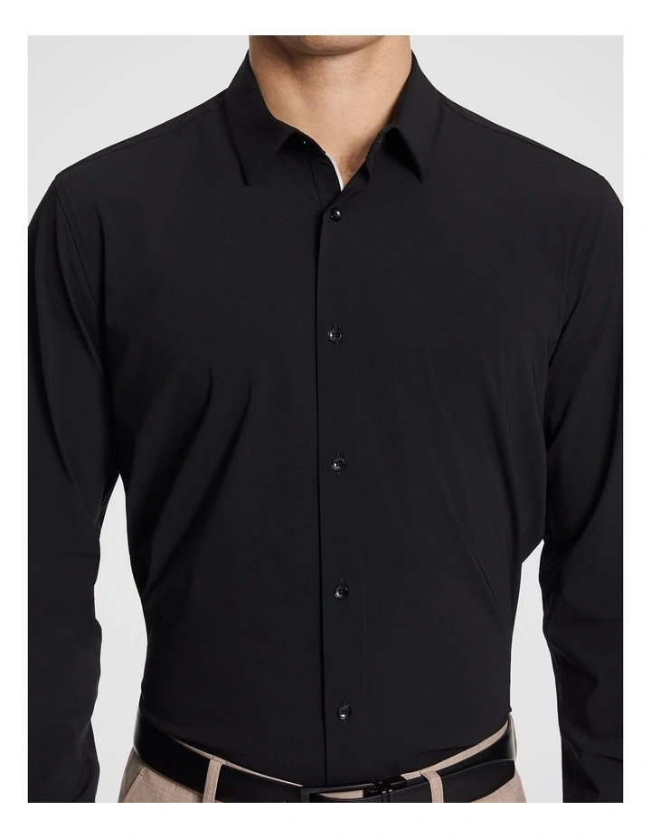 Phelps Slim Shirt in Black image 3