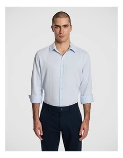 Jude Textured Shirt in Light Blue