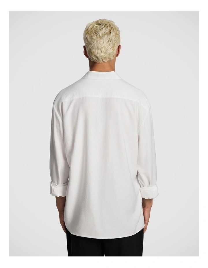 Leandro Relaxed Shirt in White image 2