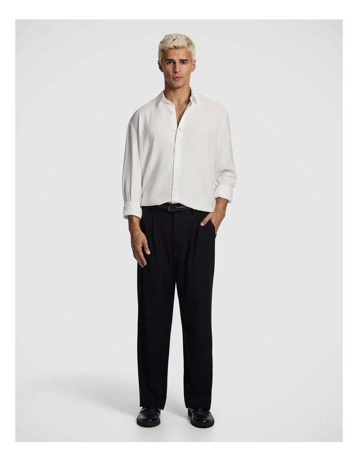 Leandro Relaxed Shirt in White image 5