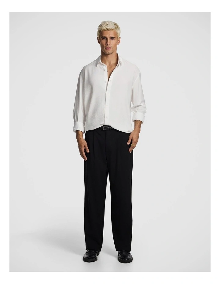 Leandro Relaxed Shirt in White image 6