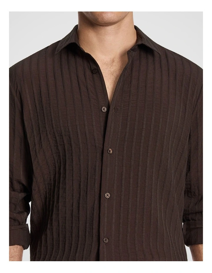 Atlas Shirt in Chocolate image 3