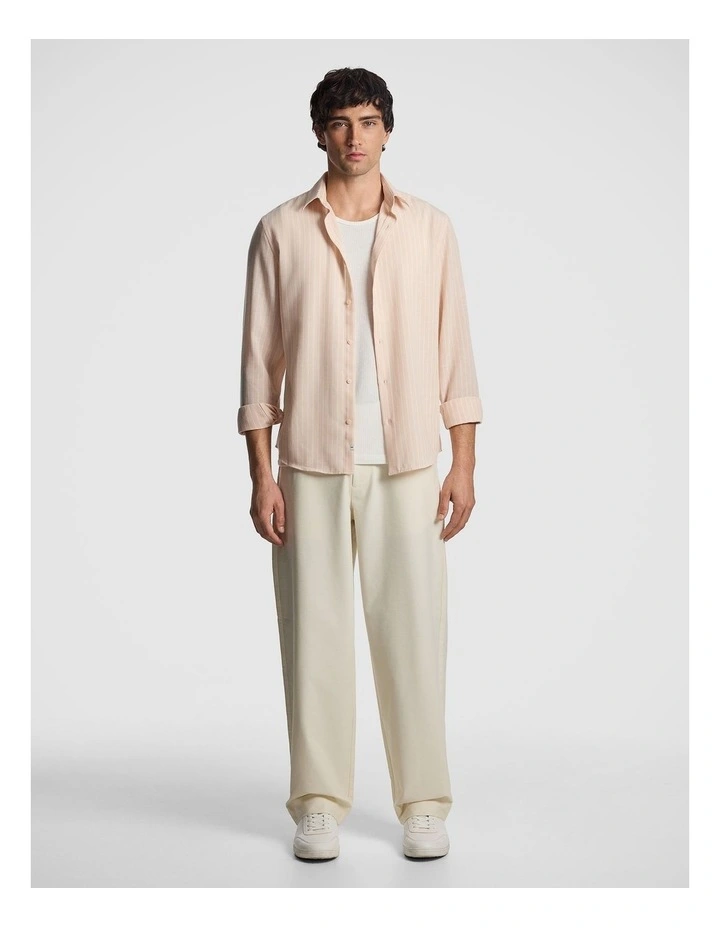Marcel Stripe Shirt in Orange image 6