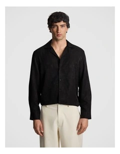 Calisto Paisley Shirt in Black