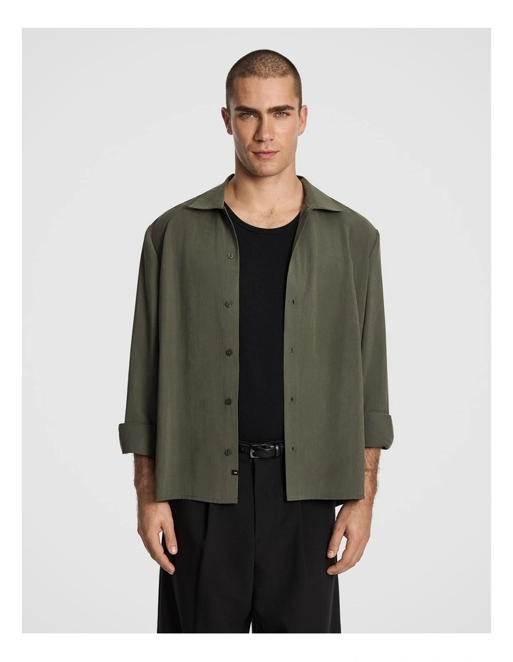 Ario Modal Shirt in Sage image 1