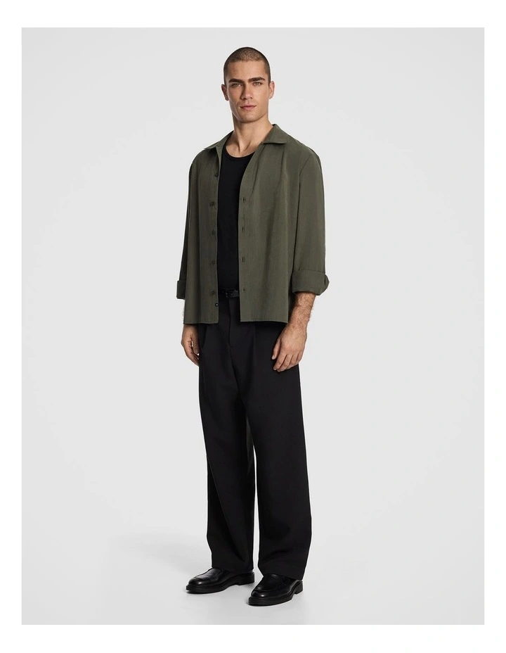 Ario Modal Shirt in Sage image 4