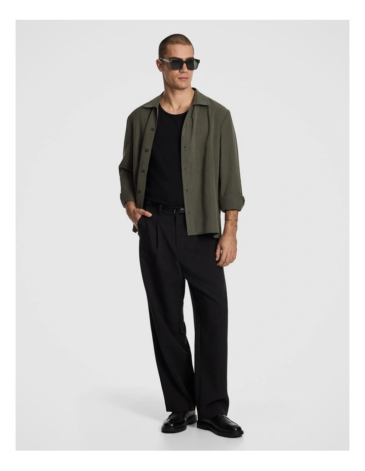 Ario Modal Shirt in Sage image 5