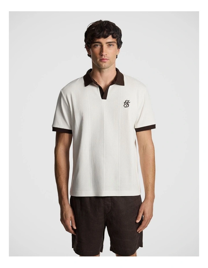 Eagle Polo Shirt in White image 1