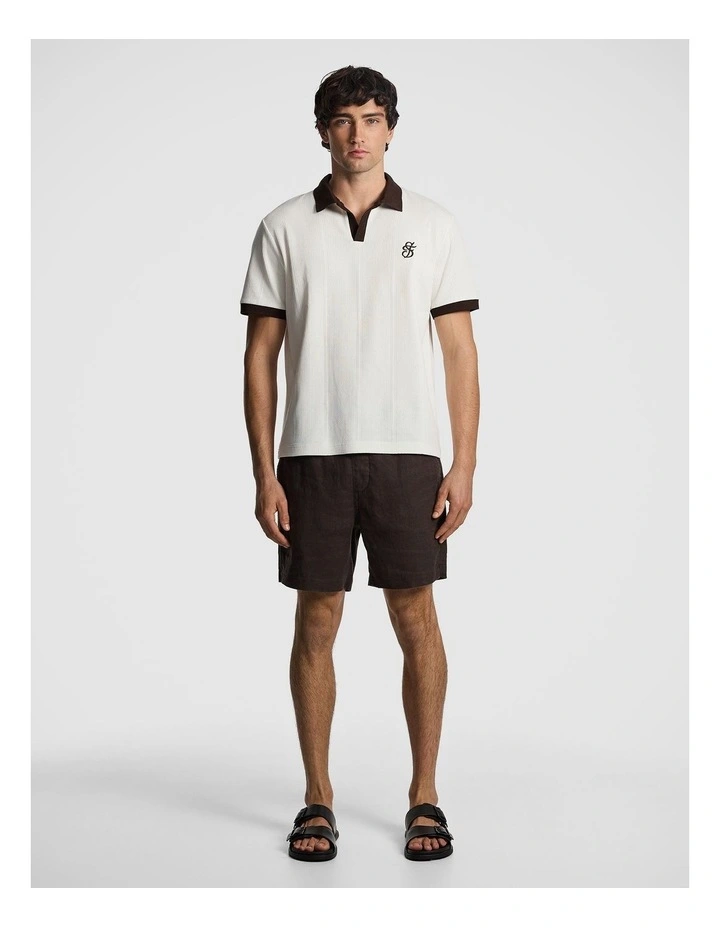 Eagle Polo Shirt in White image 5