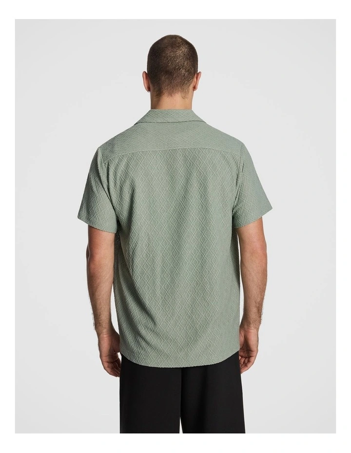Murdock Textured Shirt in Sage image 2