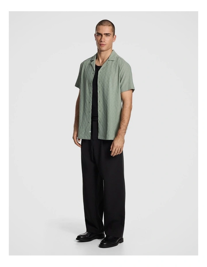 Murdock Textured Shirt in Sage image 3