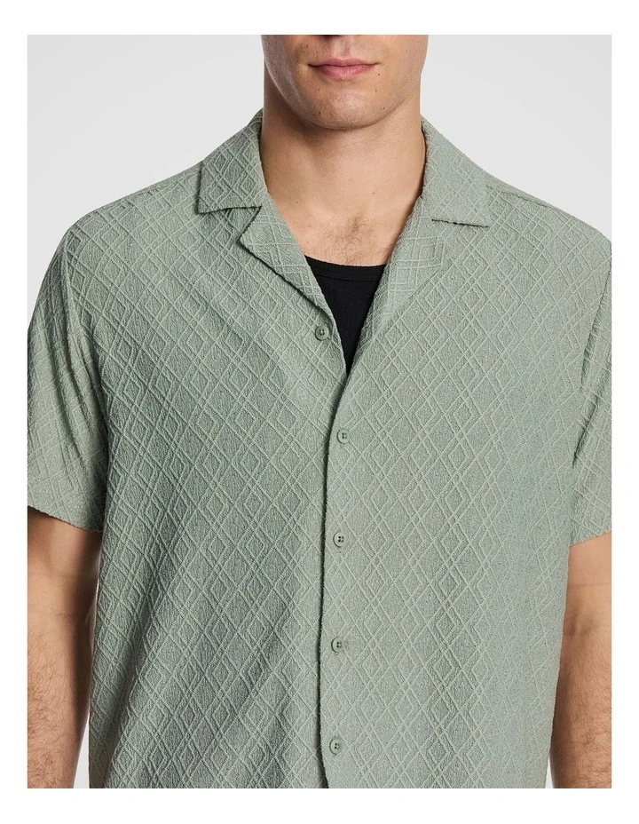 Murdock Textured Shirt in Sage image 4