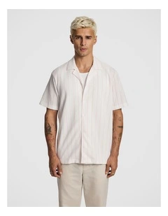 Cruise Stripe Shirt in White