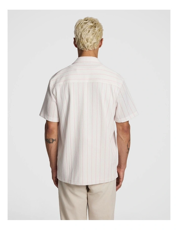Cruise Stripe Shirt in White image 2