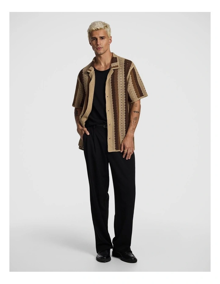 Bay Crochet Shirt in Caramel image 5