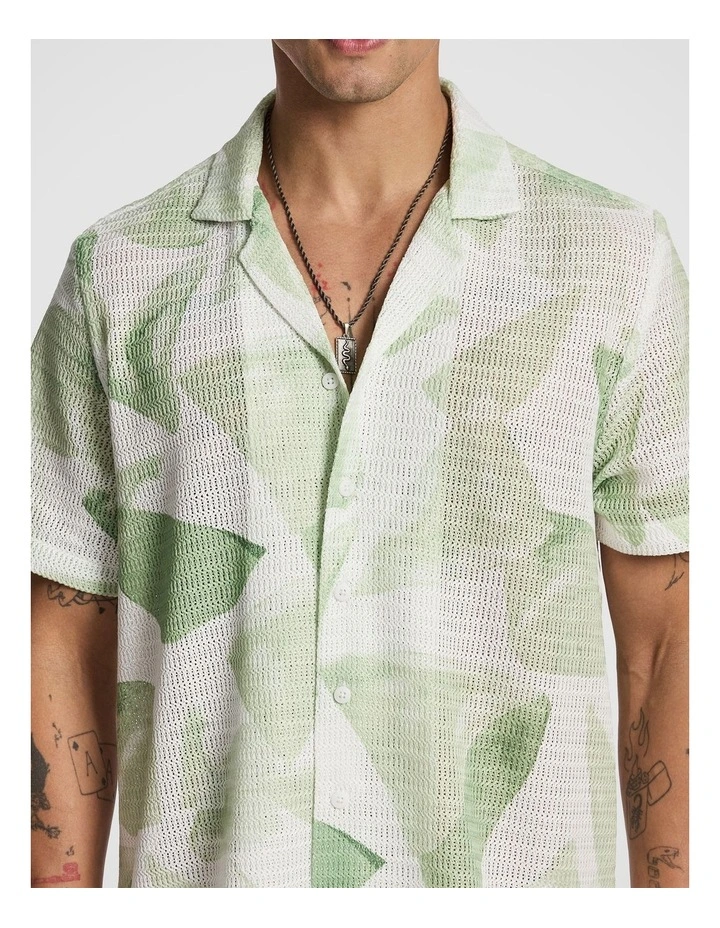 Skip Printed Shirt in Sage image 3