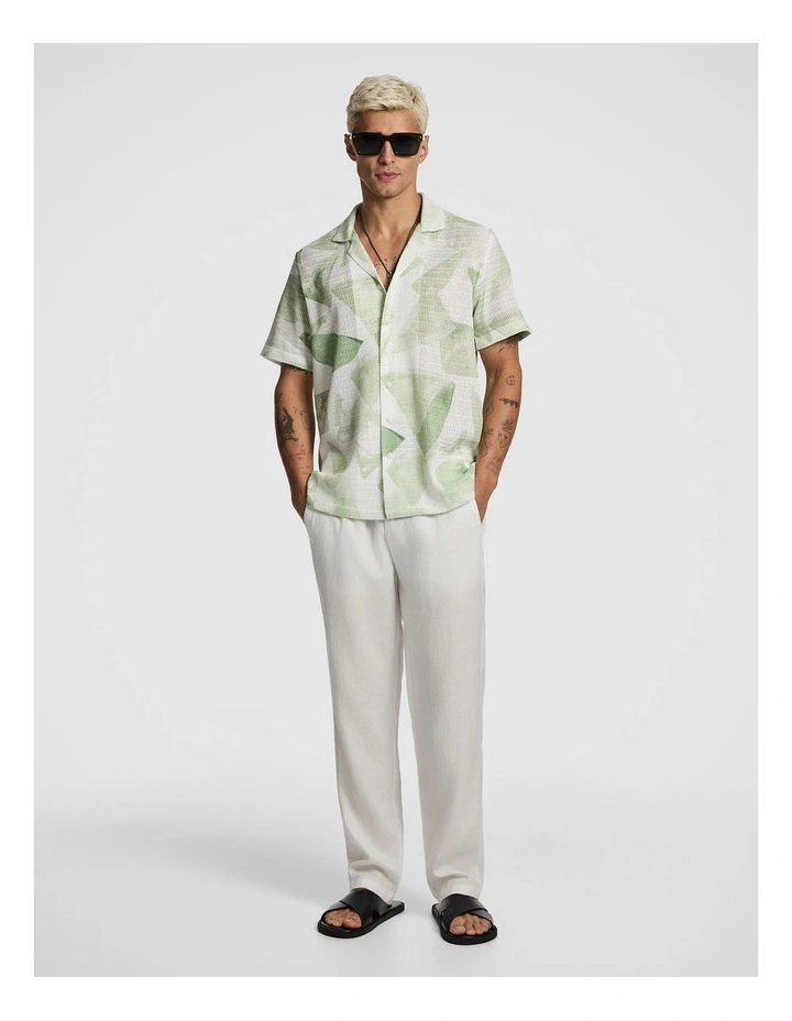 Skip Printed Shirt in Sage image 5