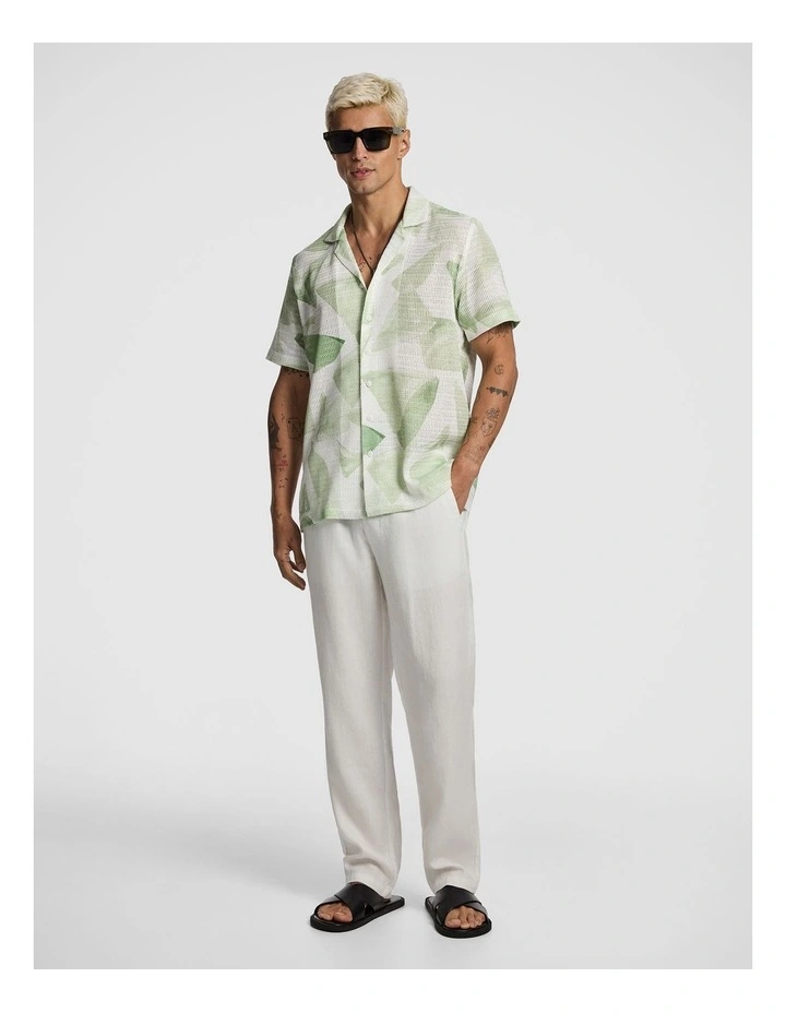 Skip Printed Shirt in Sage image 6